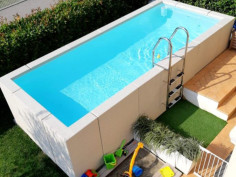 Piscine fuoriterra - DOLCE VITA DIVA 2 X 5 mt.colore bianco